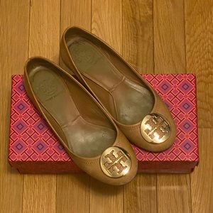 Tory Burch Reva Ballet Flat, Tumbled Leather